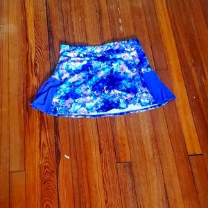 A tie dye skirt